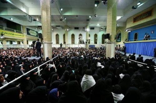 دیدار معلمان با رهبر 1