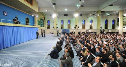 دیدار معلمان با رهبر 4